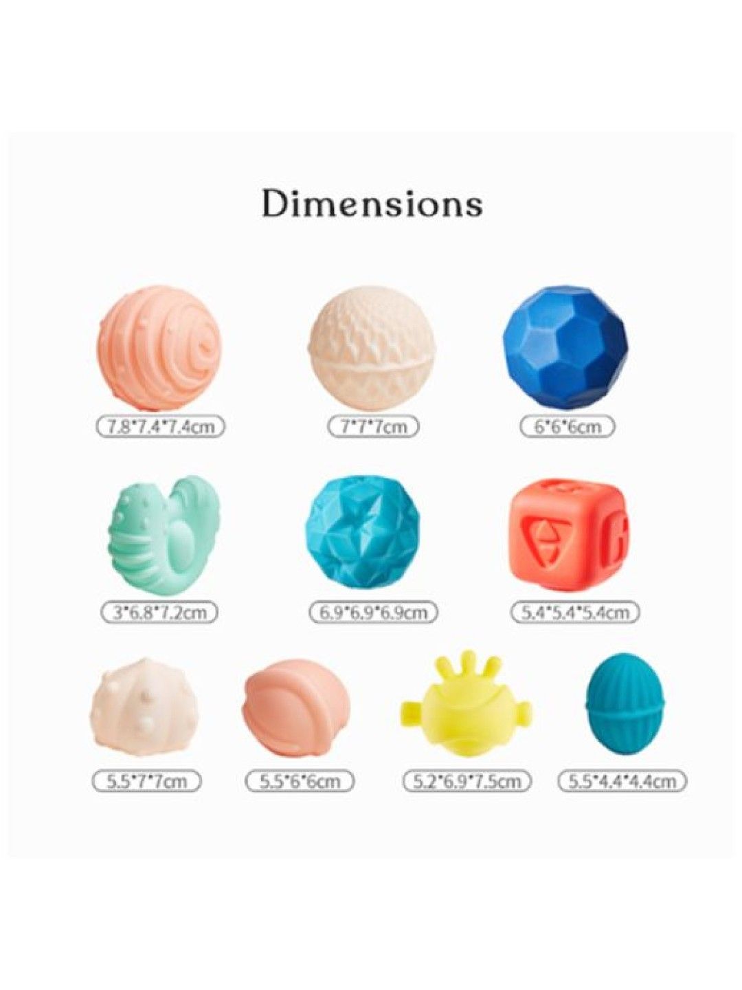 KUB Ball bath toys (No Color- Image 4)