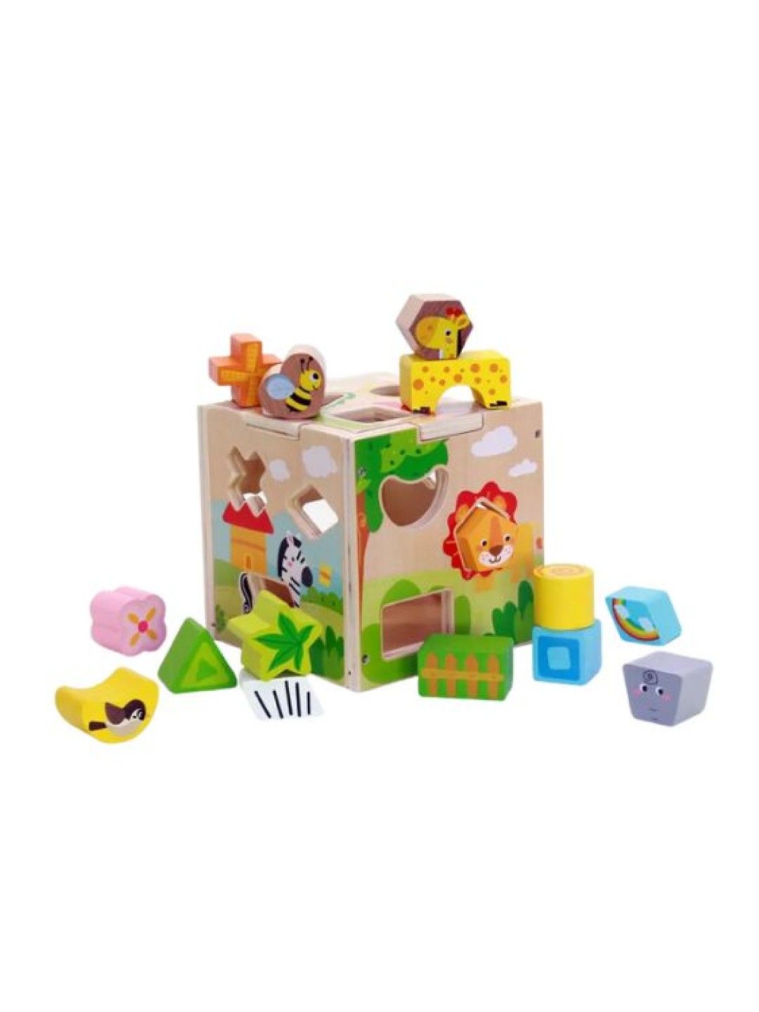 Healthcare Depot Animal Shape Sorter Wooden Box (No Color- Image 1)