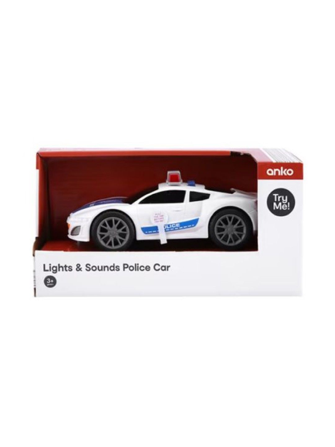 Anko Lights and Sounds Police Car (White- Image 4)
