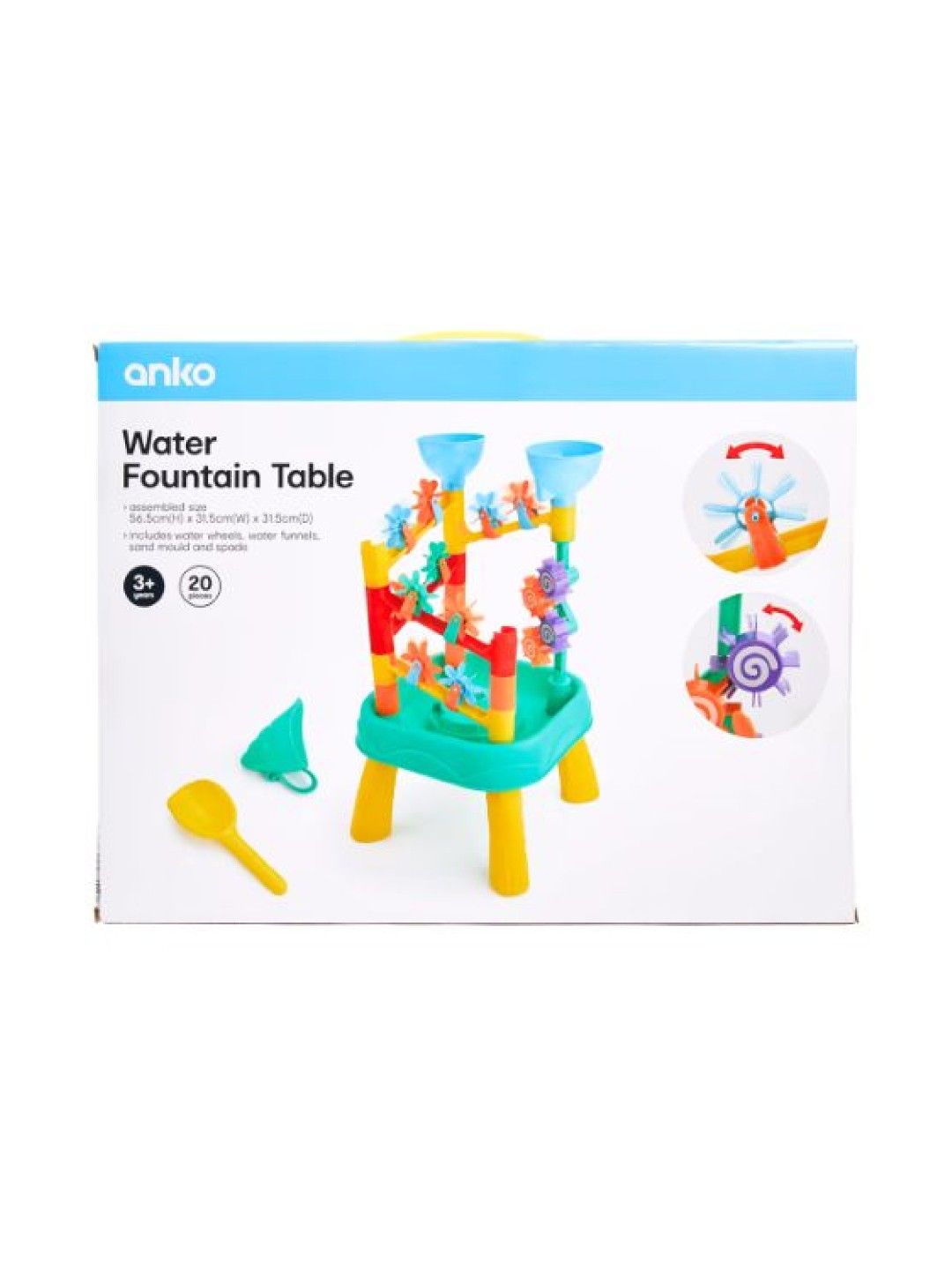 Anko Water Fountain Table (20pcs) (Multicolor- Image 4)