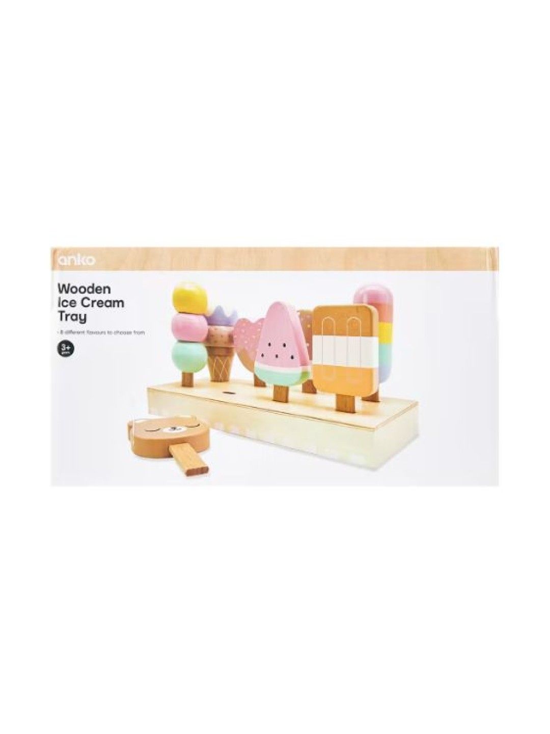 Anko Wooden Ice Cream Tray (No Color- Image 4)