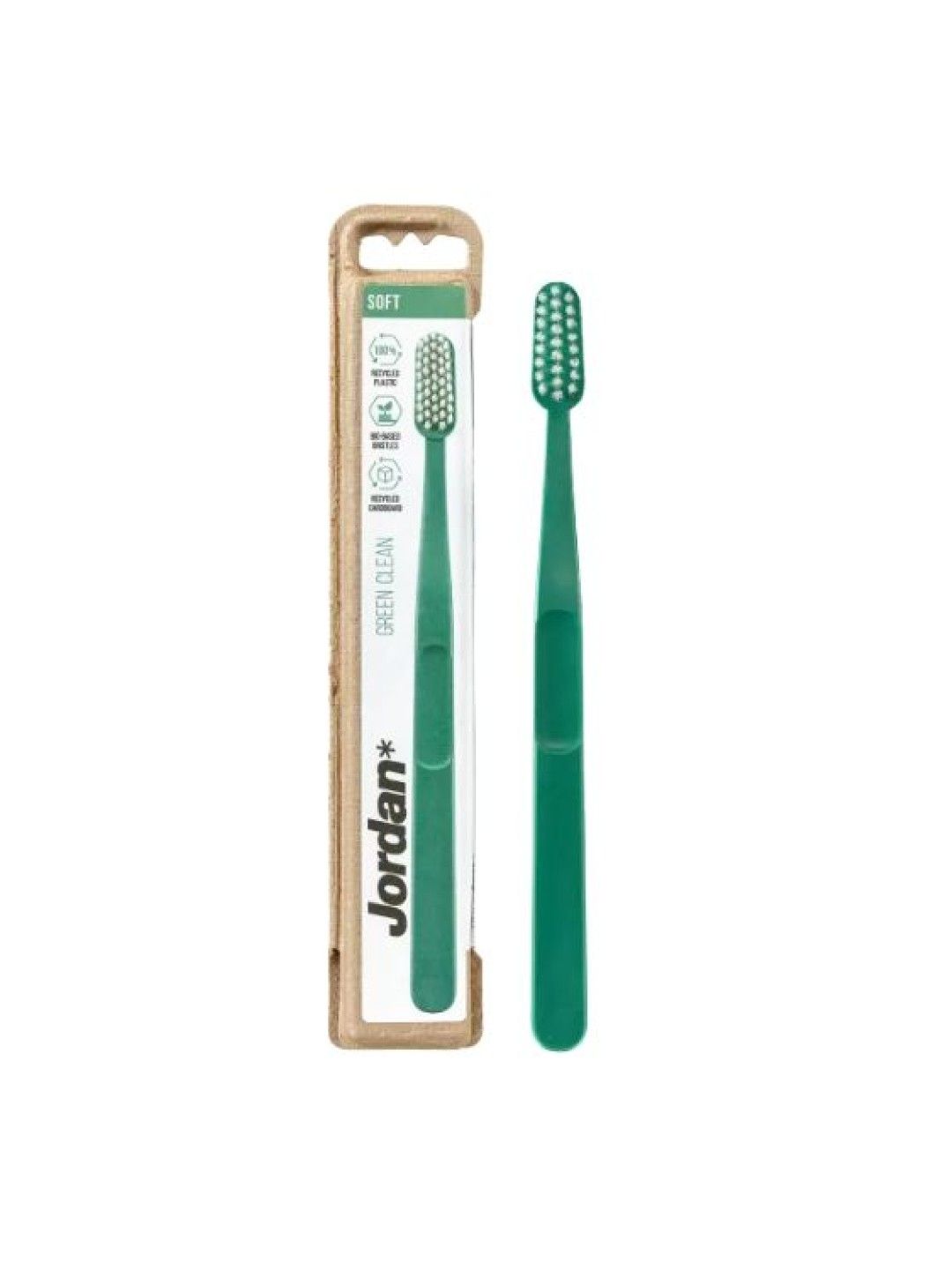 Jordan Green Clean Toothbrush Eco-Friendly 1 pc - Assorted (No Color- Image 4)