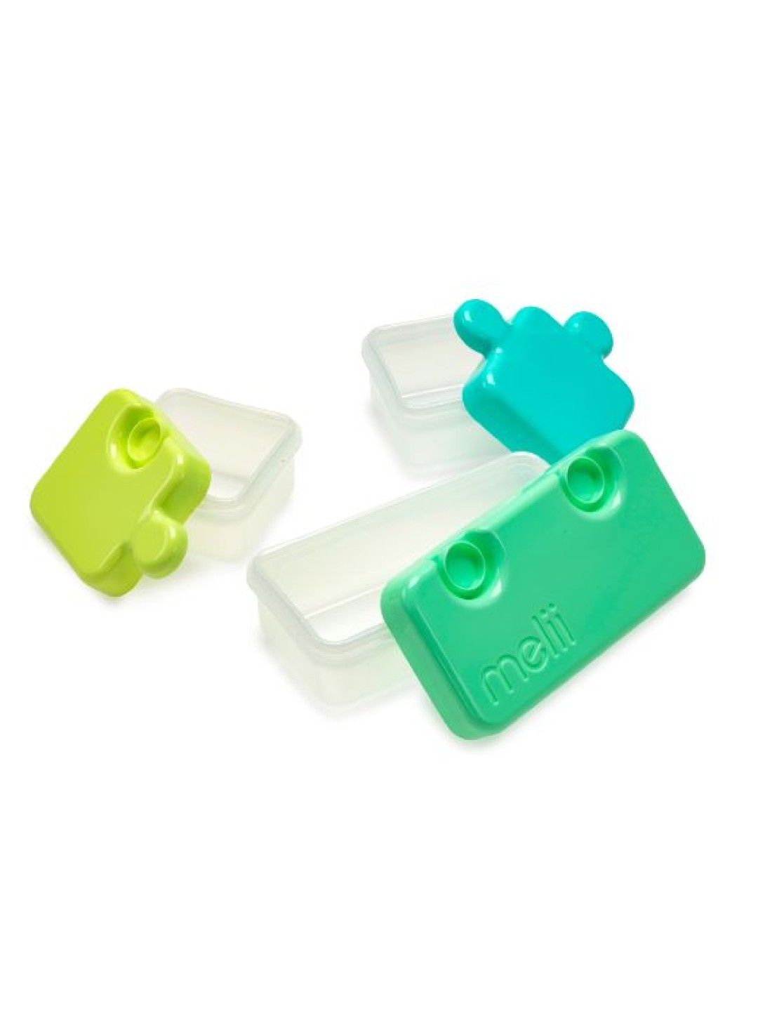 Melii Baby Puzzle Container (Lime, Mint, Blue- Image 4)