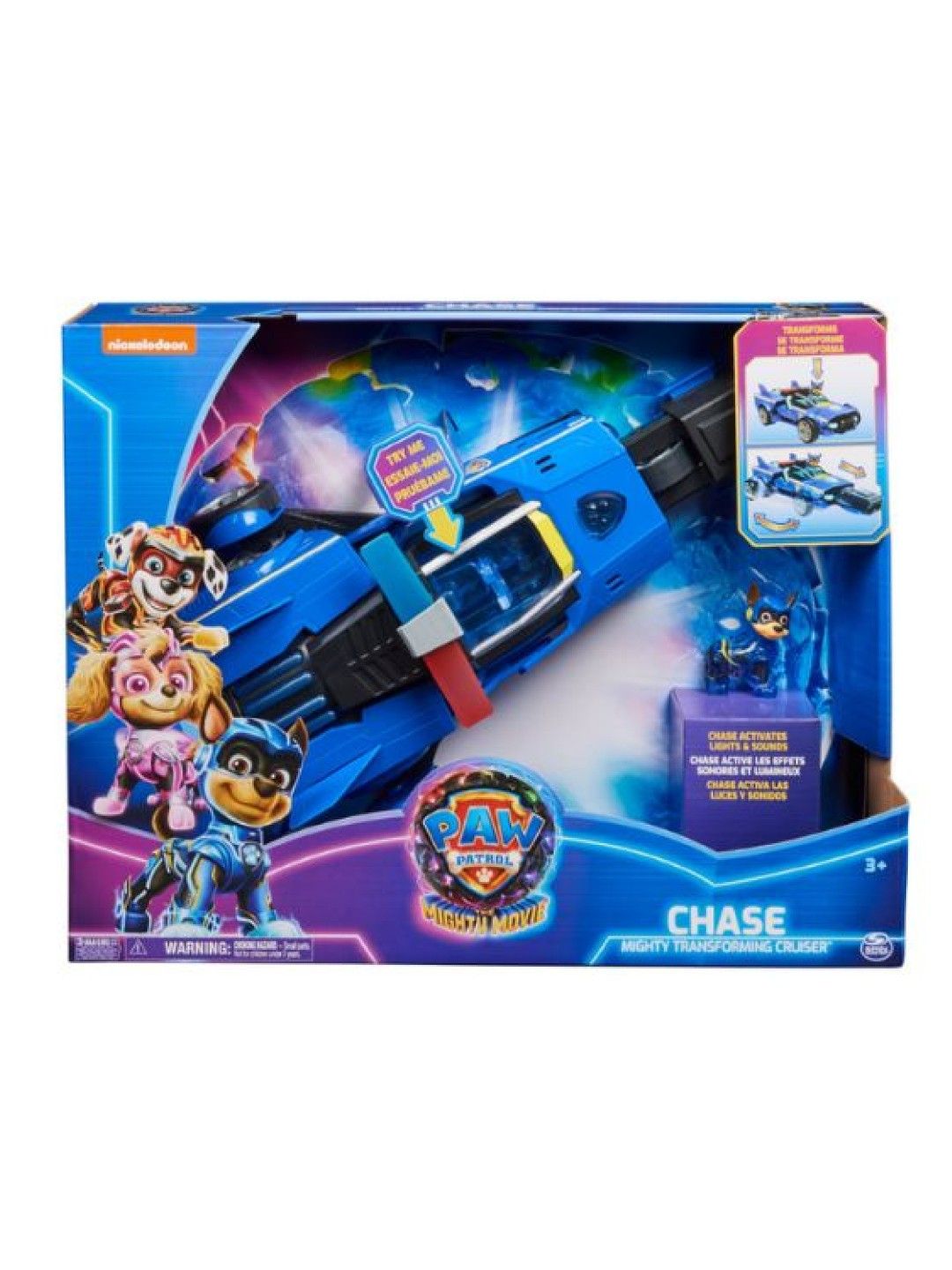 Paw Patrol Mighty Movie Vehicle Chase Deluxe (Multicolor- Image 4)