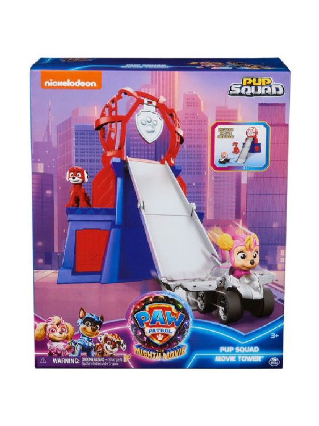 Paw Patrol Mighty Movie, Movie Tower Playset (Multicolor- Image 4)