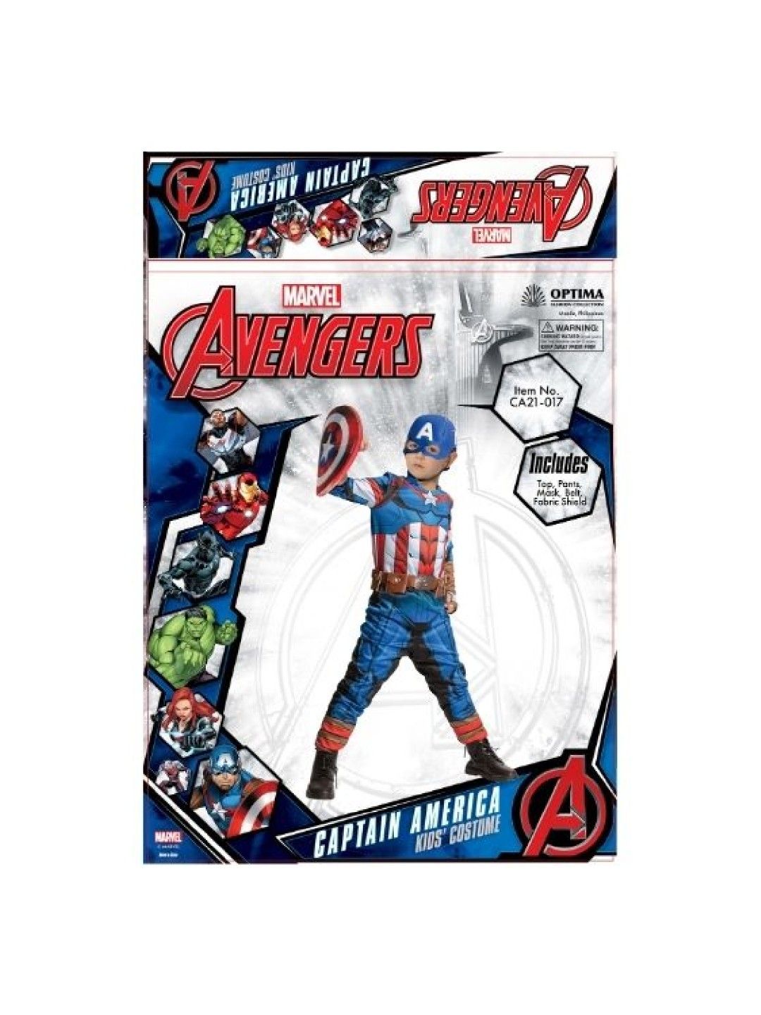 Marvel Avengers Captain America Classic Kids' Costume (No Color- Image 4)