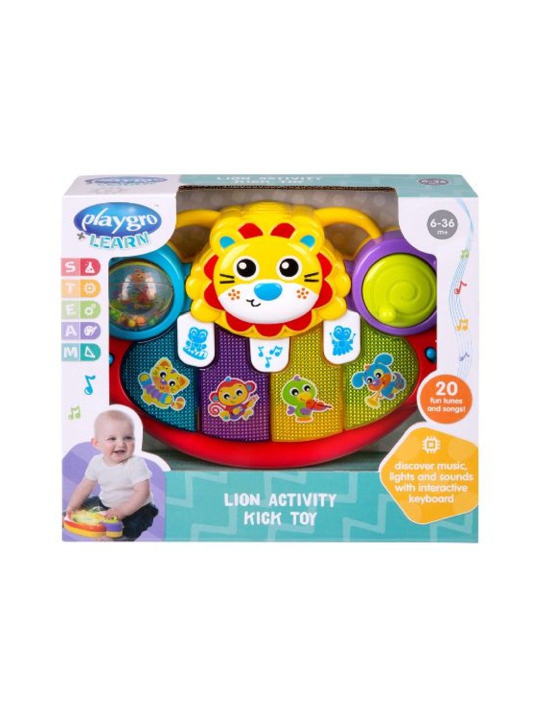 Playgro Lion Activity Kick Toy (No Color- Image 4)