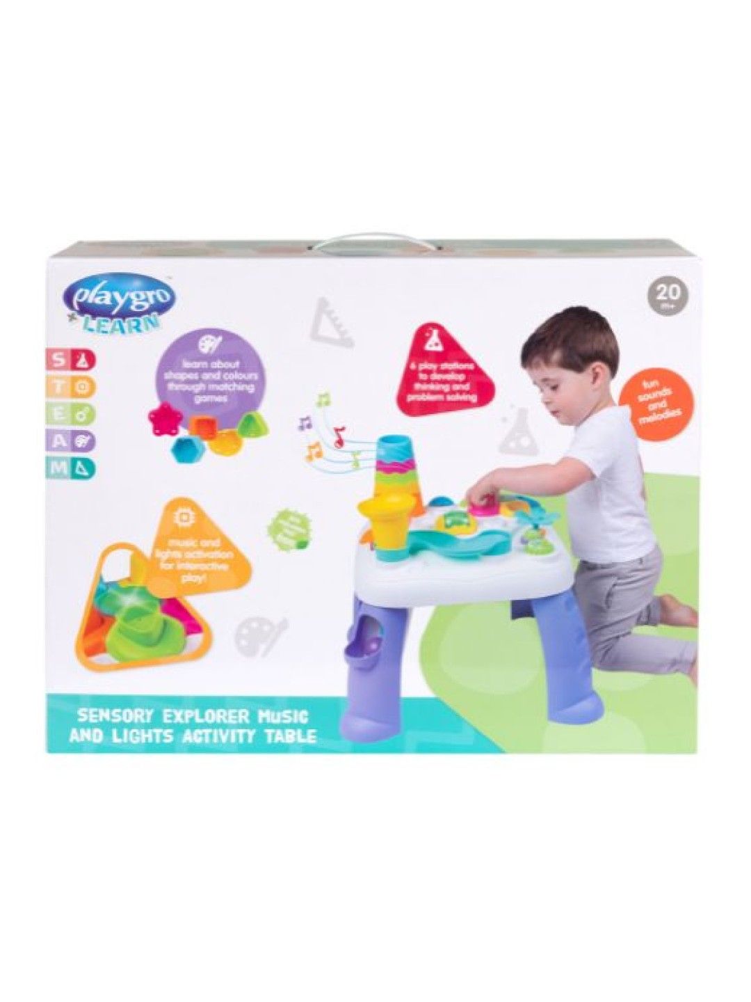 Playgro Sensory Explorer Music And Lights Activity Table (No Color- Image 4)