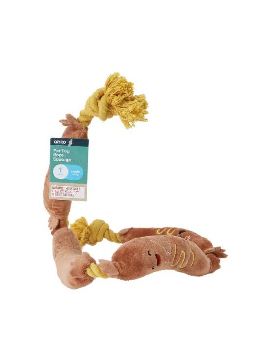 Anko Pet Toy Rope Sausage (Assorted- Image 4)