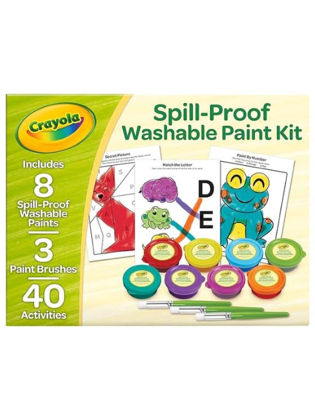 Crayola Spill-Proof Paint Activity Kit (No Color- Image 4)