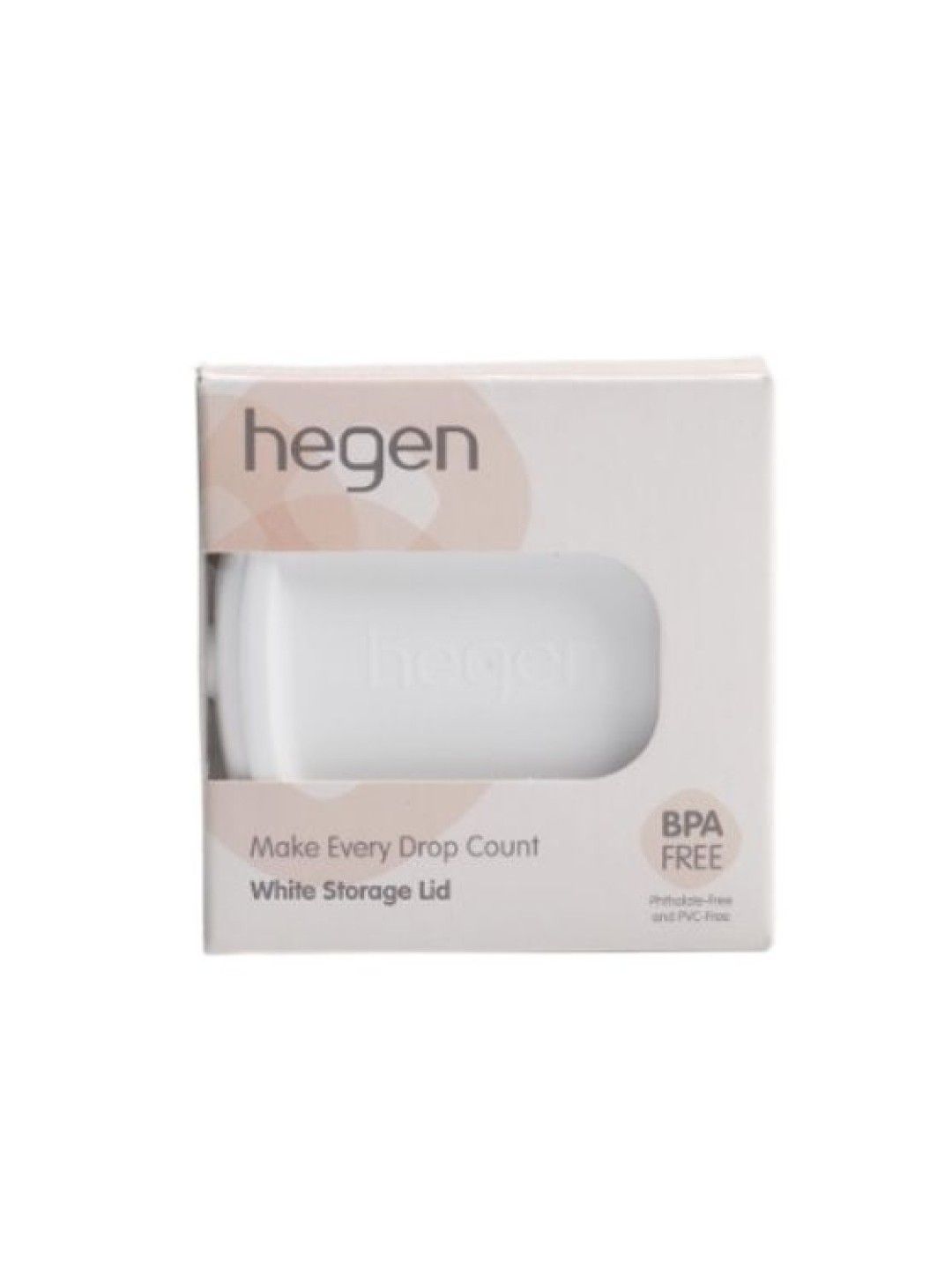 Hegen Breast Milk Storage Lid (White- Image 4)