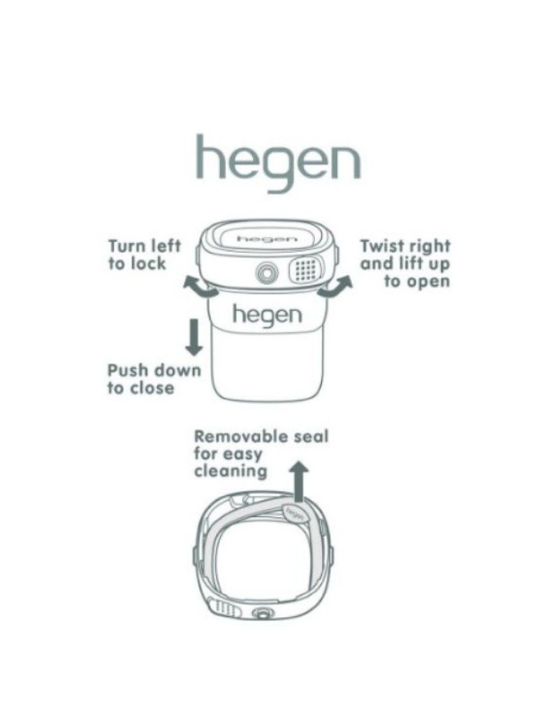 Hegen PCTO™ Breast Milk Storage Lid (White- Image 2)
