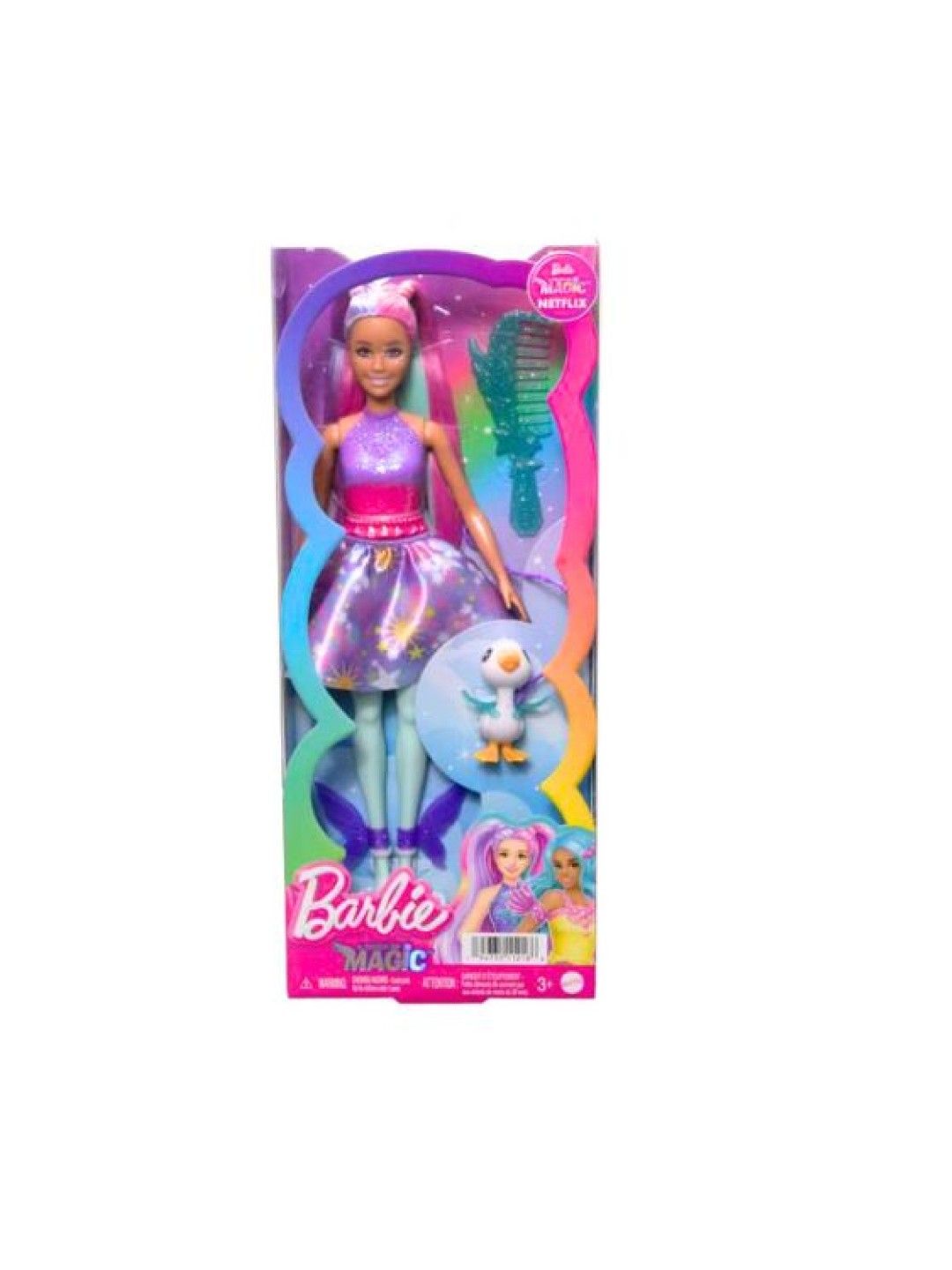 Barbie Doll with Fairytale Outfit and Pet (No Color- Image 4)