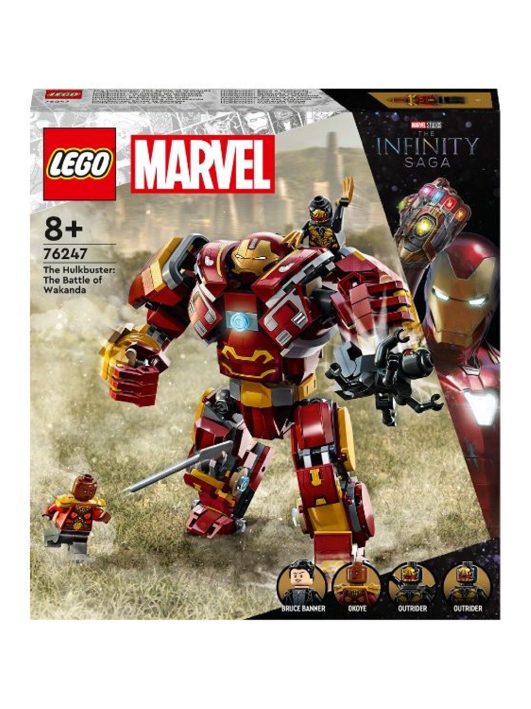 Lego Super Heroes 76247 The Hulkbuster: The Battle of Wakanda Building Blocks(385pcs) (No Color- Image 4)