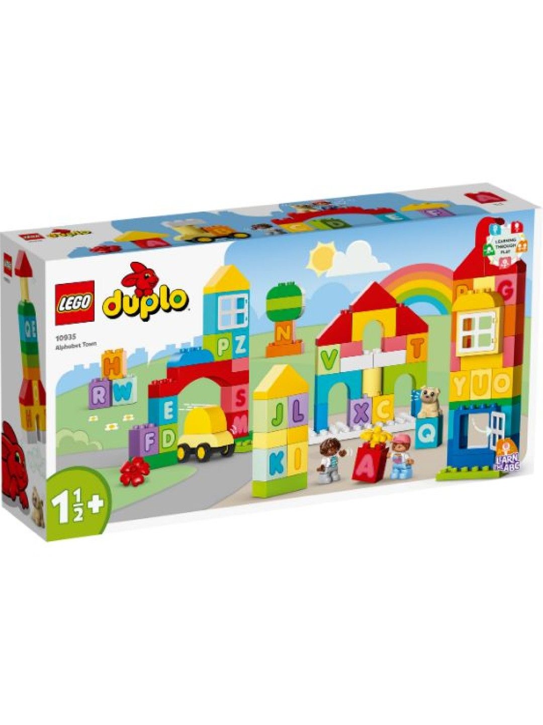 Lego DUPLO 10935 Alphabet Town Building Blocks (87pcs) (No Color- Image 4)