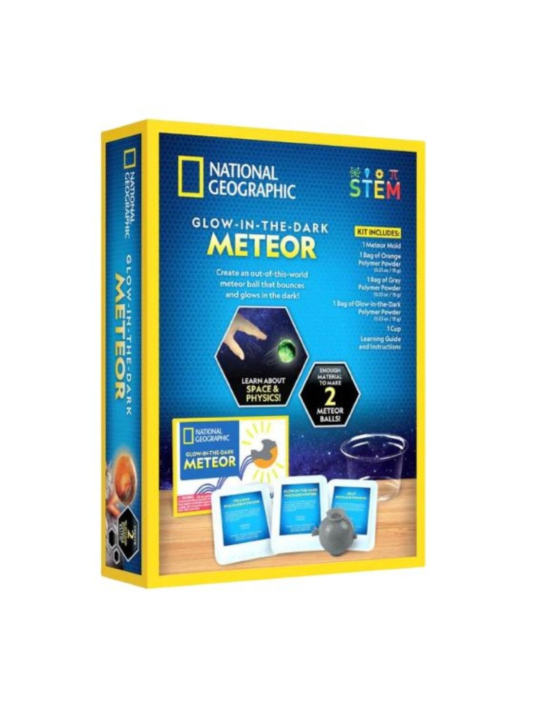 National Geographic Science Kit - Slime Science + Dino Dig Kit + Meteor Bundle (No Color- Image 4)