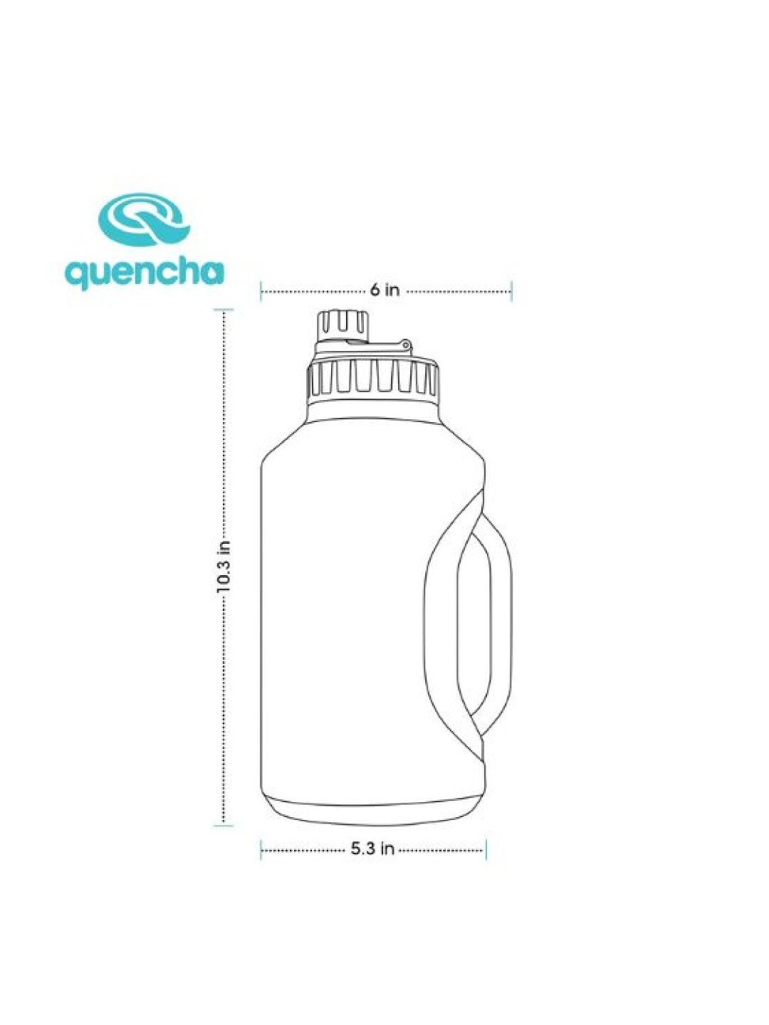 Sunbeams Lifestyle QUENCHA Premium Insulated Sports Water Tumbler (2200ml) (Sand- Image 3)