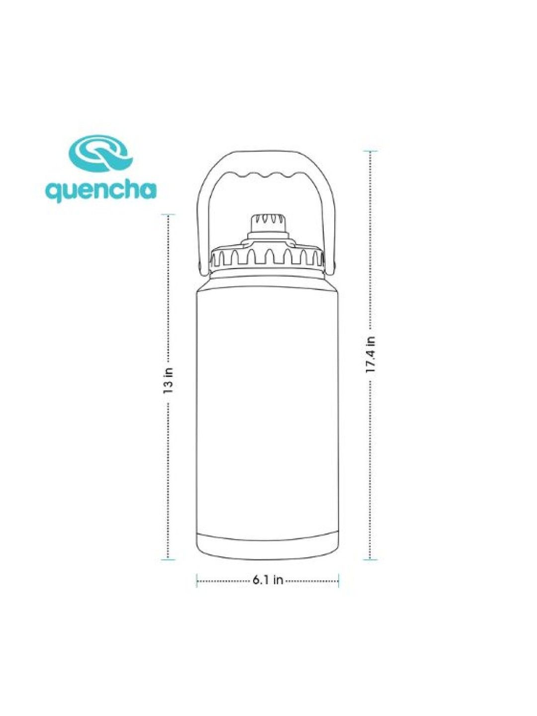 Sunbeams Lifestyle QUENCHA Premium Insulated Water Jug (3800ml ) (Stone- Image 3)