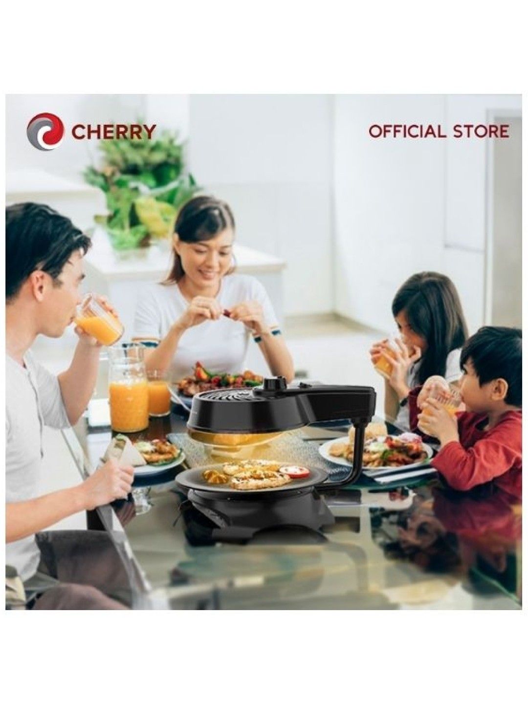 Cherry Smokeless Easy BBQ Grill Deluxe (No Color- Image 4)