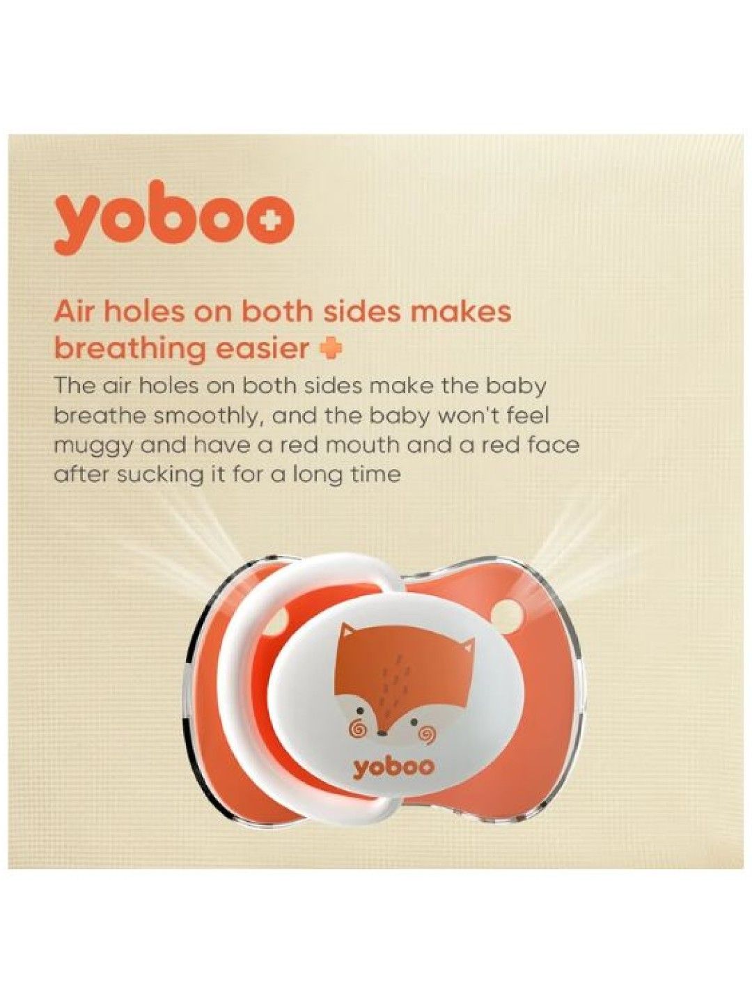 Yoboo Soft Medium Pacifier 2-Pack (No Color- Image 4)