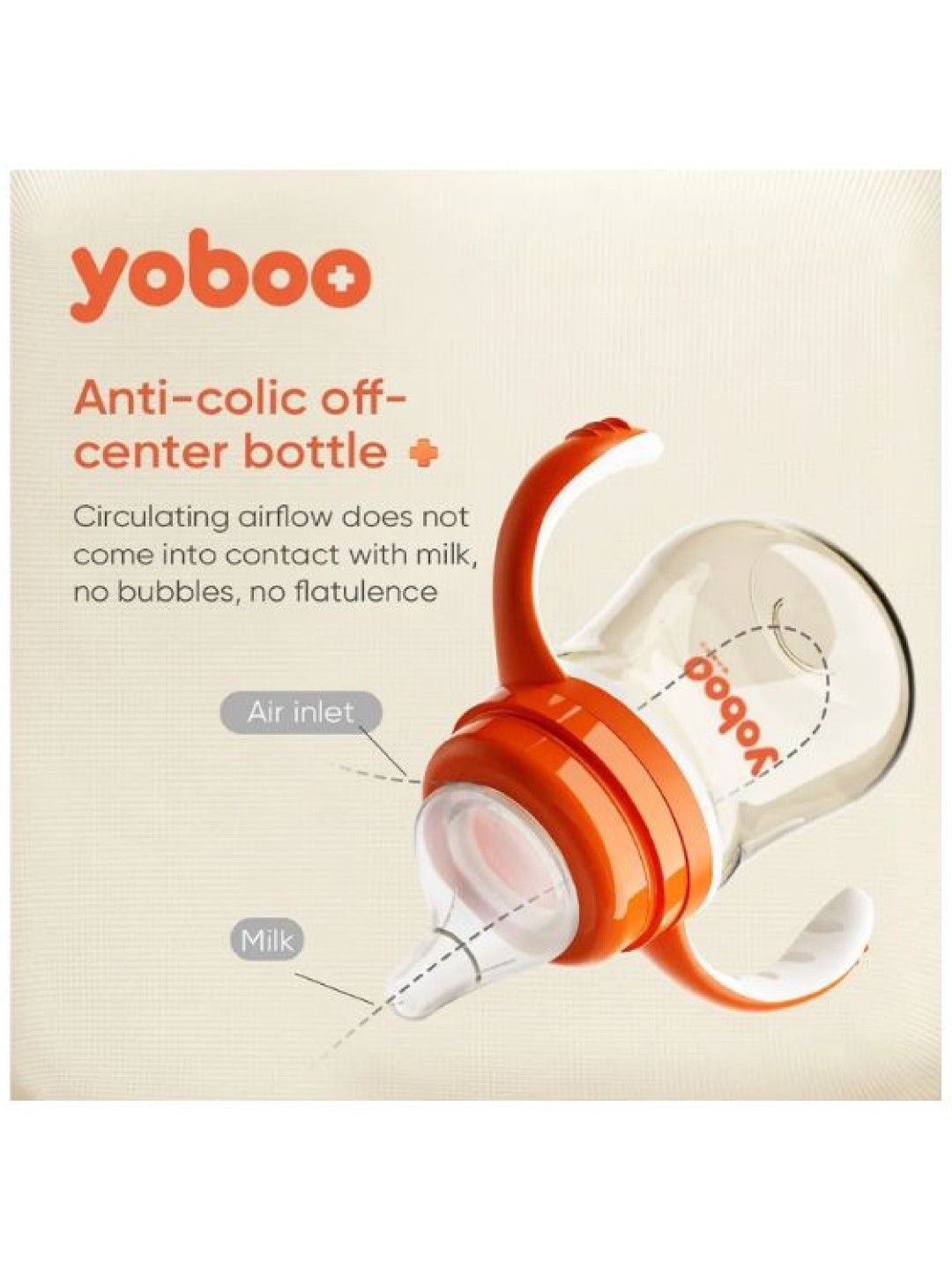 Yoboo Anti-Colic Baby Feeding Bottle (160ml) (No Color- Image 3)