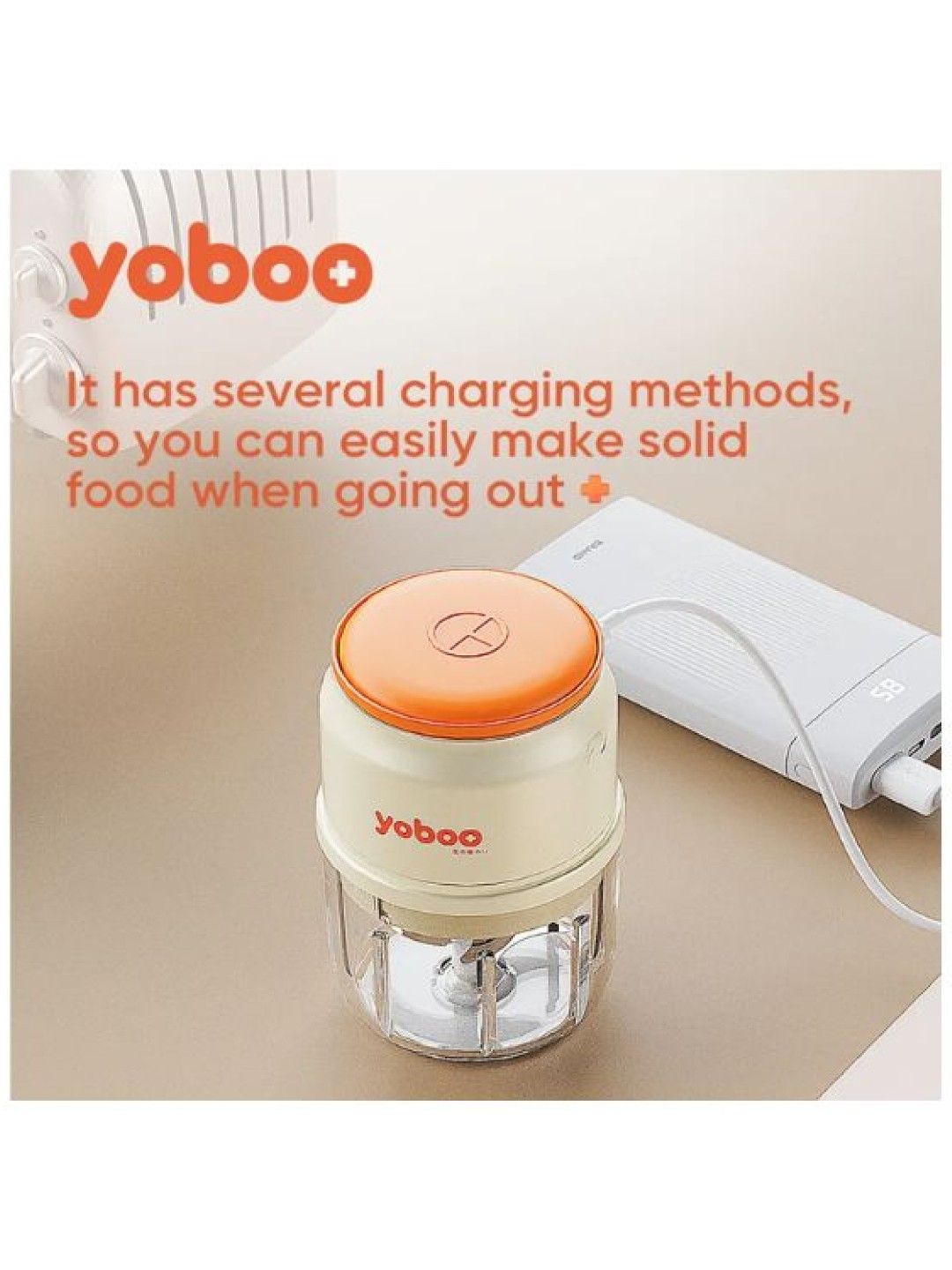 Yoboo Portable Baby Food Blender (300ml) (No Color- Image 4)