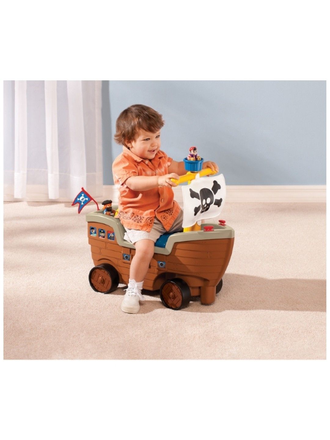 Little Tikes Play 'N Scoot Pirate Ship (No Color- Image 4)