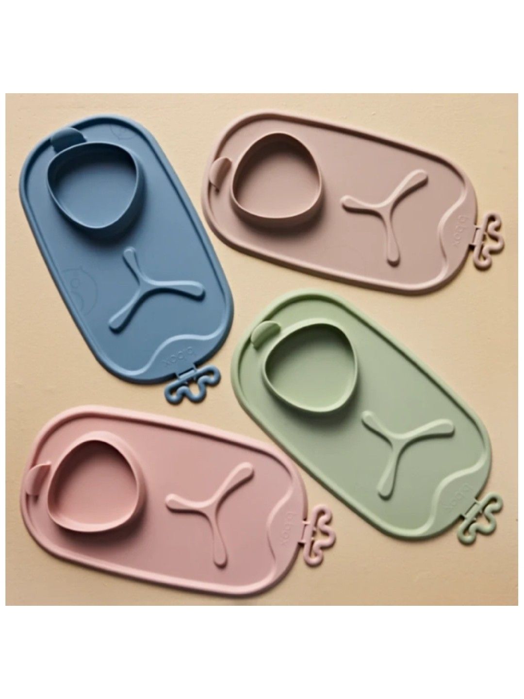 b.box Roll N Go Mealtime Mat (Blush- Image 4)