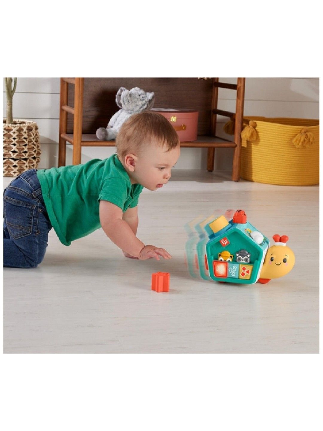 Fisher Price 2 in 1 Press N Go Activity Snail (No Color- Image 4)