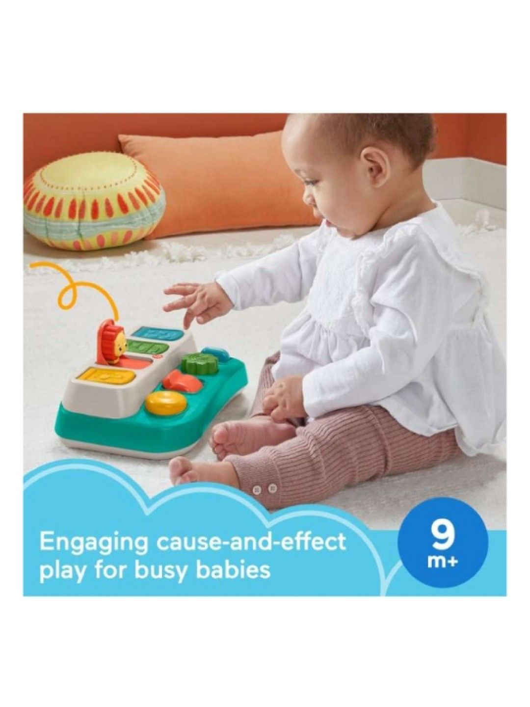 Fisher Price Busy Buddies Pop-Up Infant Fine Motor Toy (No Color- Image 4)