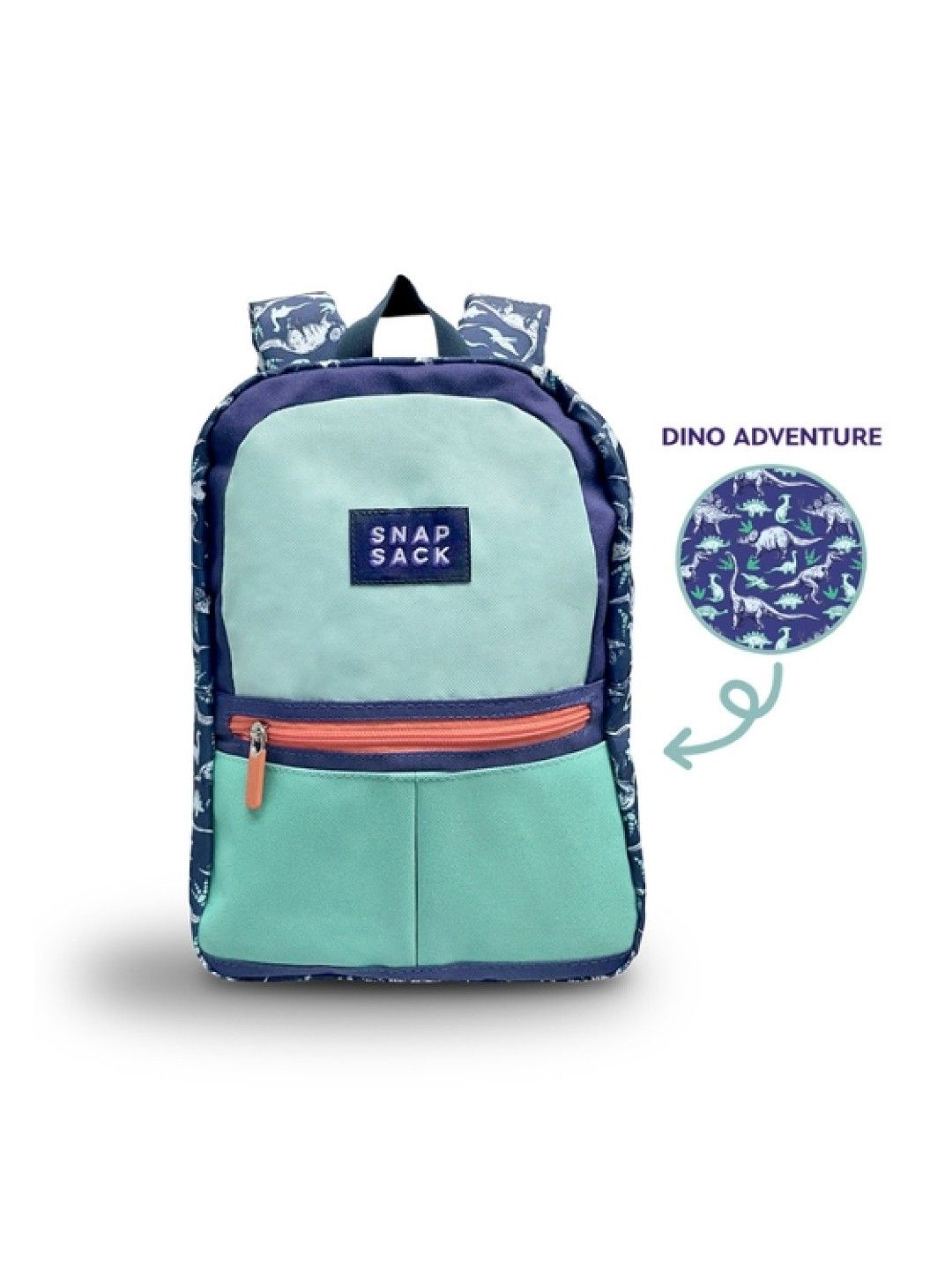 Snapsack Kids Backpack (Dino Adventure- Image 4)