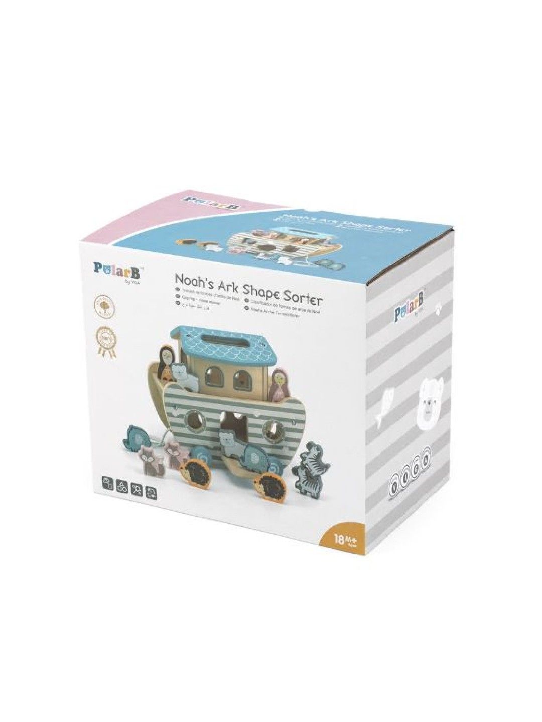 Viga Noah's Ark Shape Sorter (No Color- Image 4)