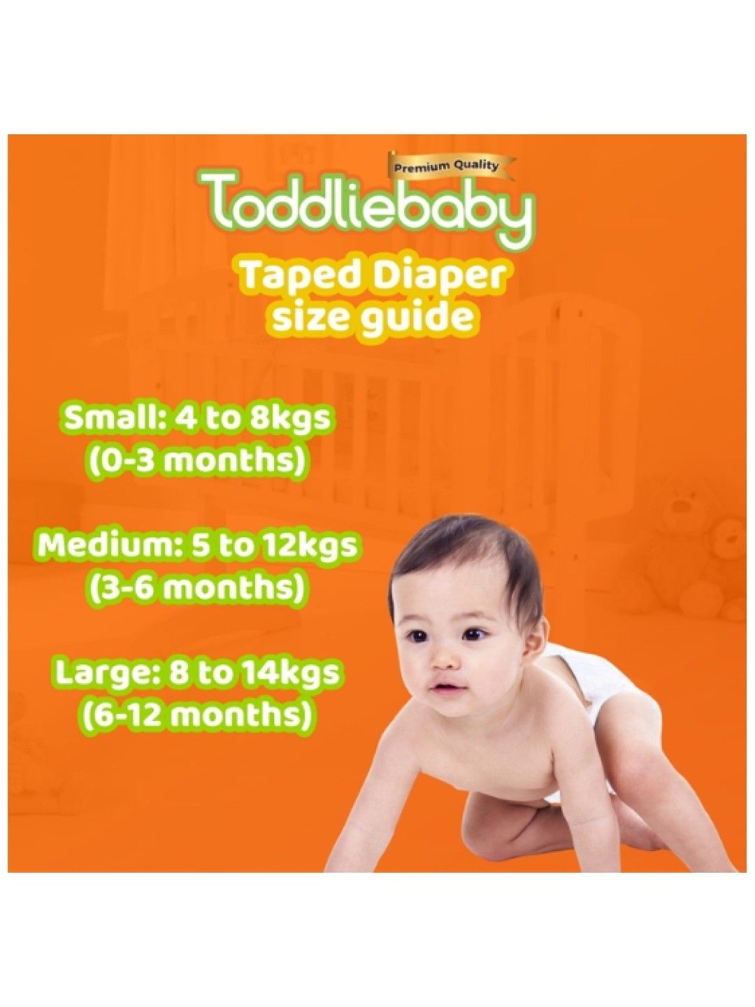 Toddliebaby Gentle Taped Diaper Medium (26 pcs) (No Color- Image 4)