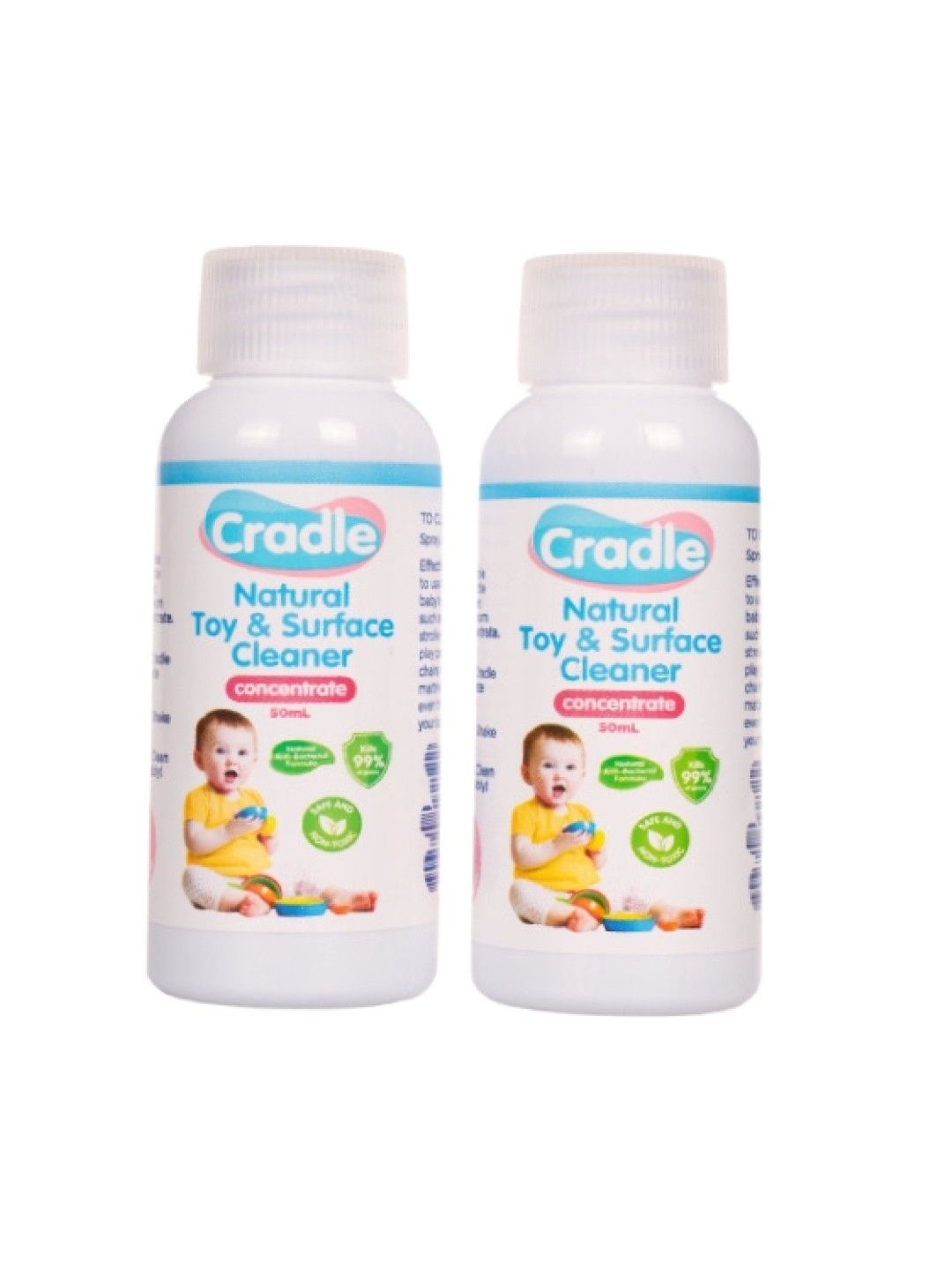 Cradle Natural Toy & Surface Cleaner Concentrate 2 x (50ml) (No Color- Image 4)