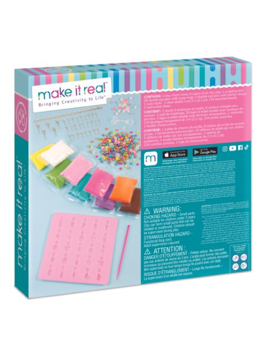 Make It Real Clay Charm DIY Jewelry (No Color- Image 4)