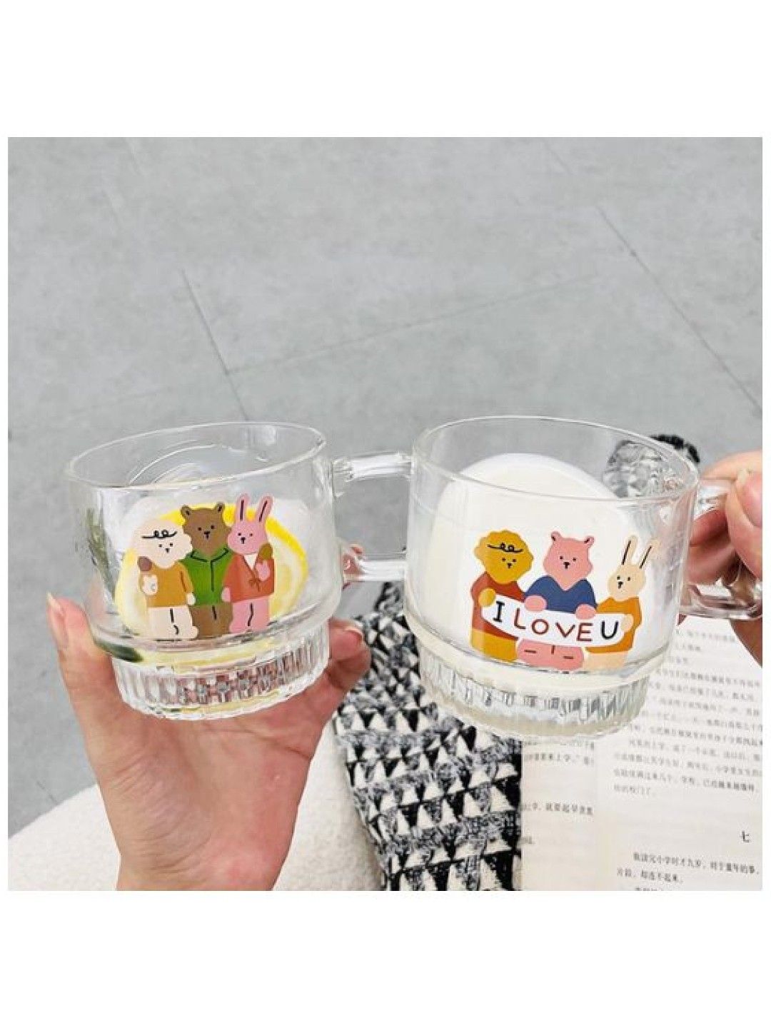 Scenti Quality Mug Cup Stackable with Cute Designs (Bears in Bus- Image 2)