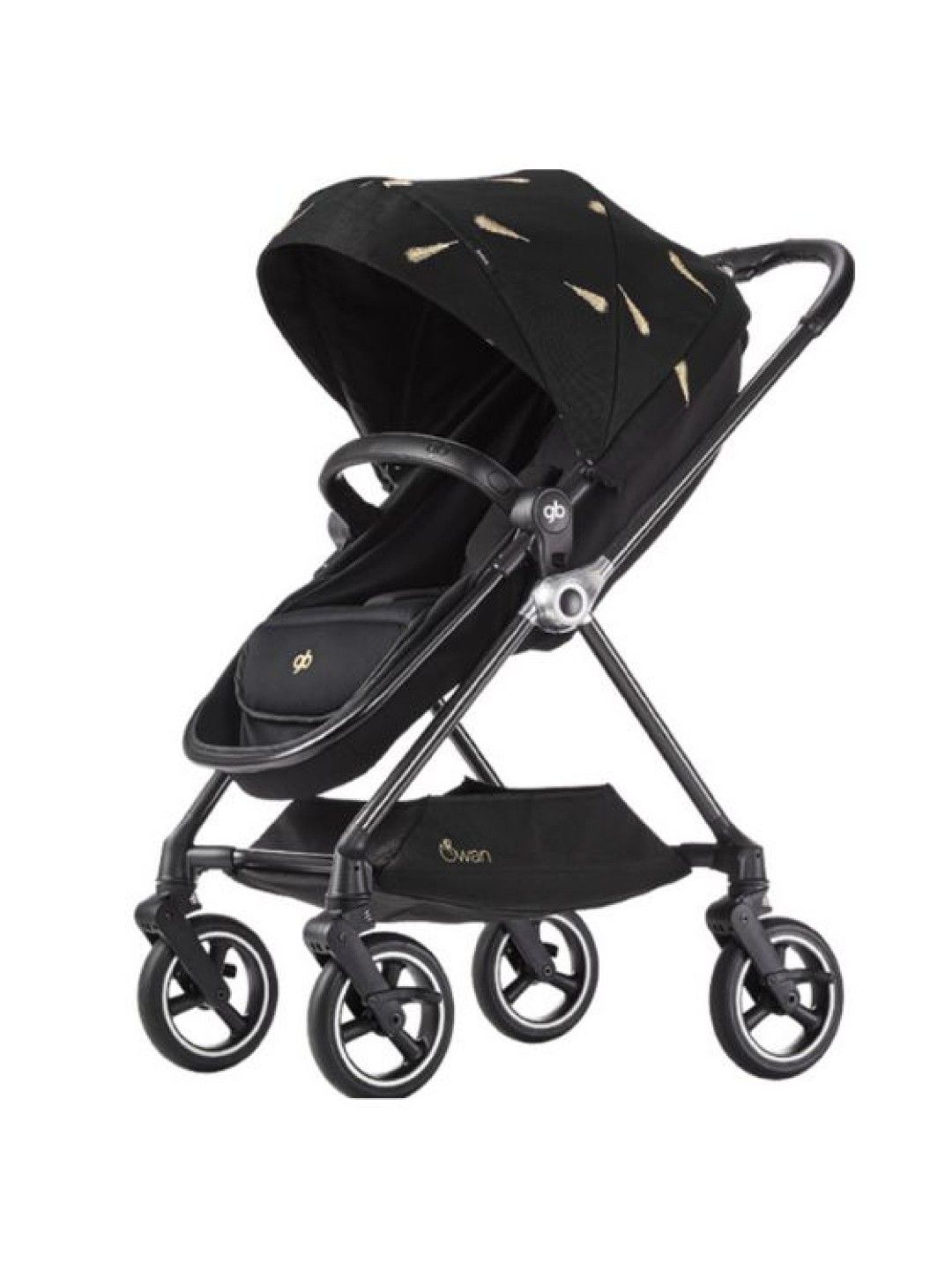 gb Swan Carbon Fibre Stroller (Black- Image 4)