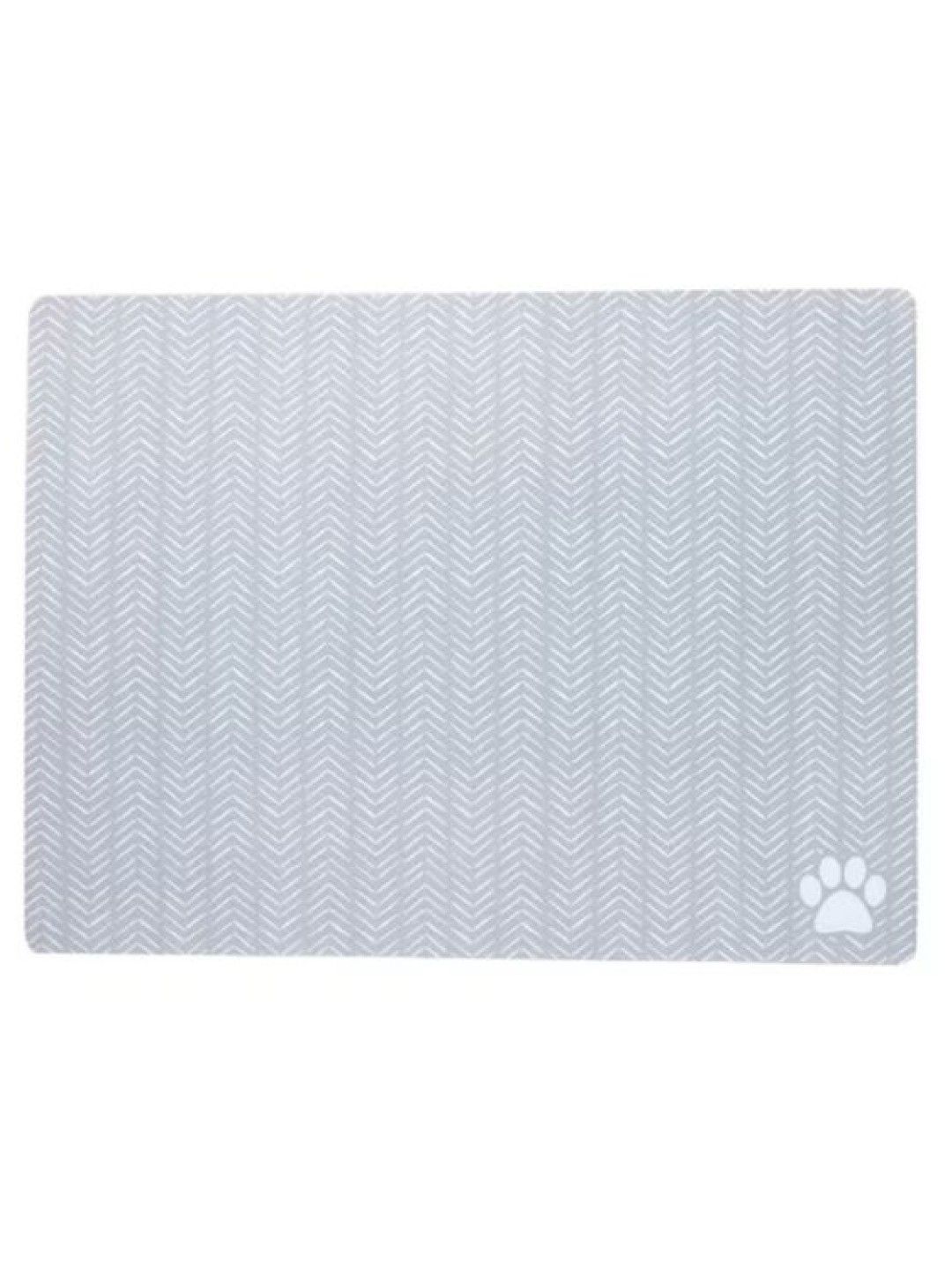 Anko [Bundle of 2] Pet Feeding Mat & Pet Twin Bowl (Gray) (No Color- Image 4)