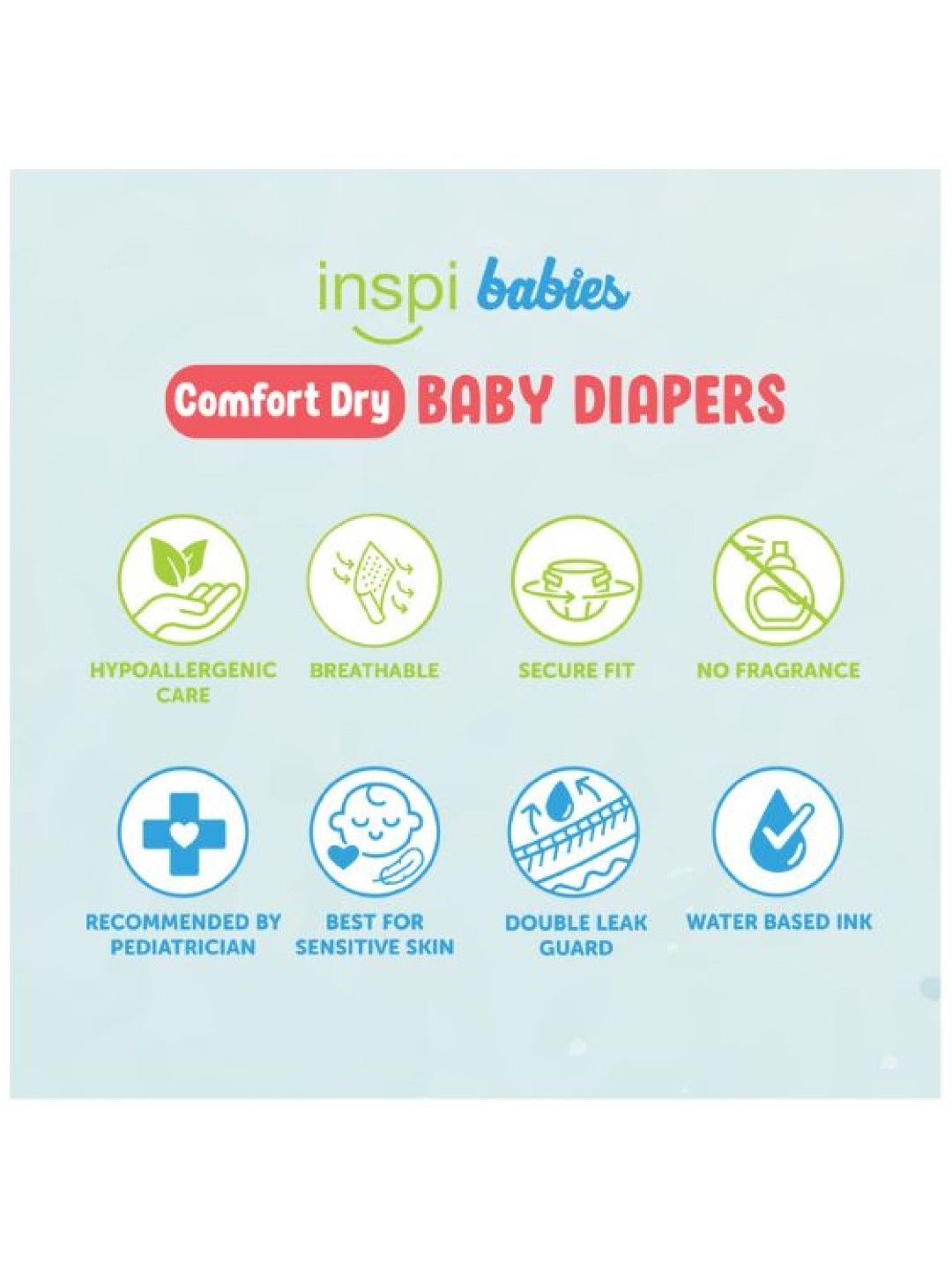 Inspi Babies Diaper Taped Newborn (32 pcs) (No Color- Image 3)