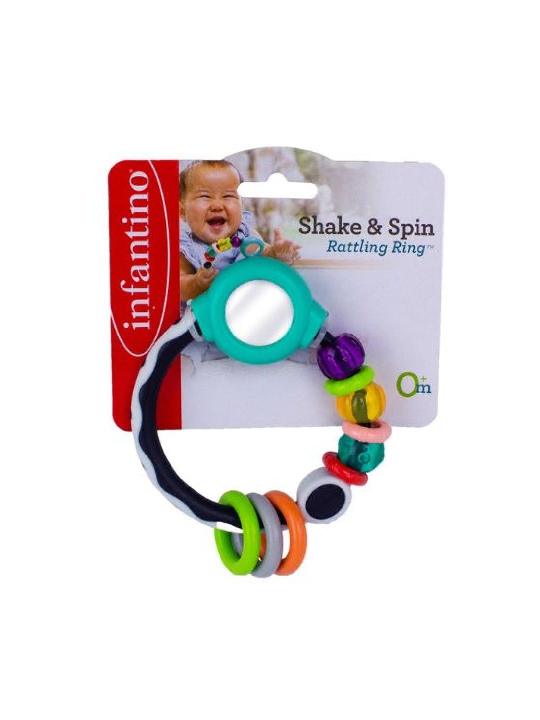Infantino Shake & Spin Rattling Ring (No Color- Image 2)
