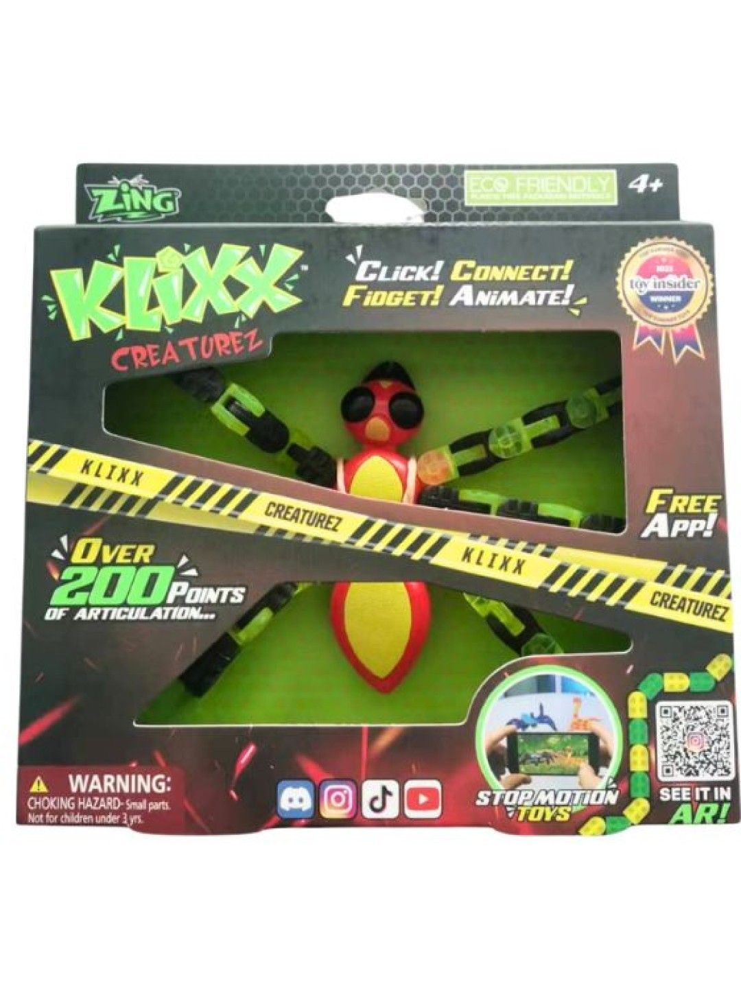 Zing Klixx Creaturez Fire Ant (Yellow- Image 4)