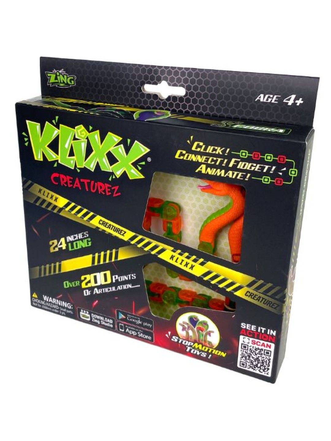 Zing Klixx Creaturez Python (Green- Image 4)