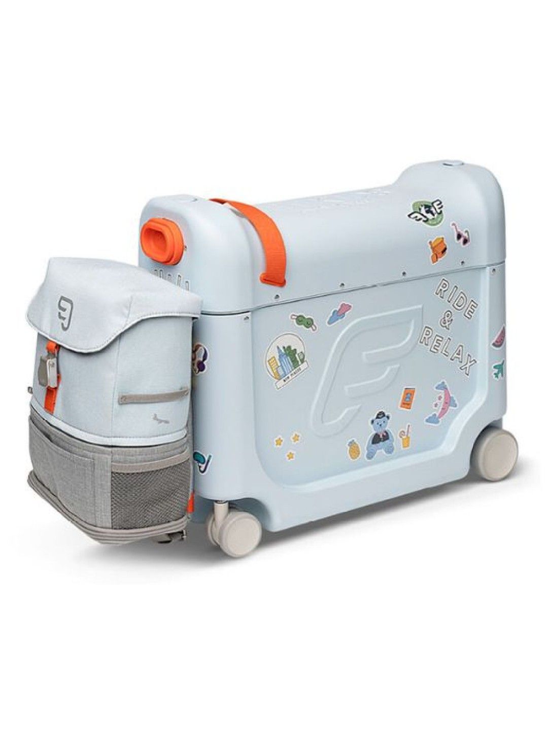 Stokke® JetKids™ BedBox™ Ride-on Kids Suitcase (Blue Sky- Image 4)