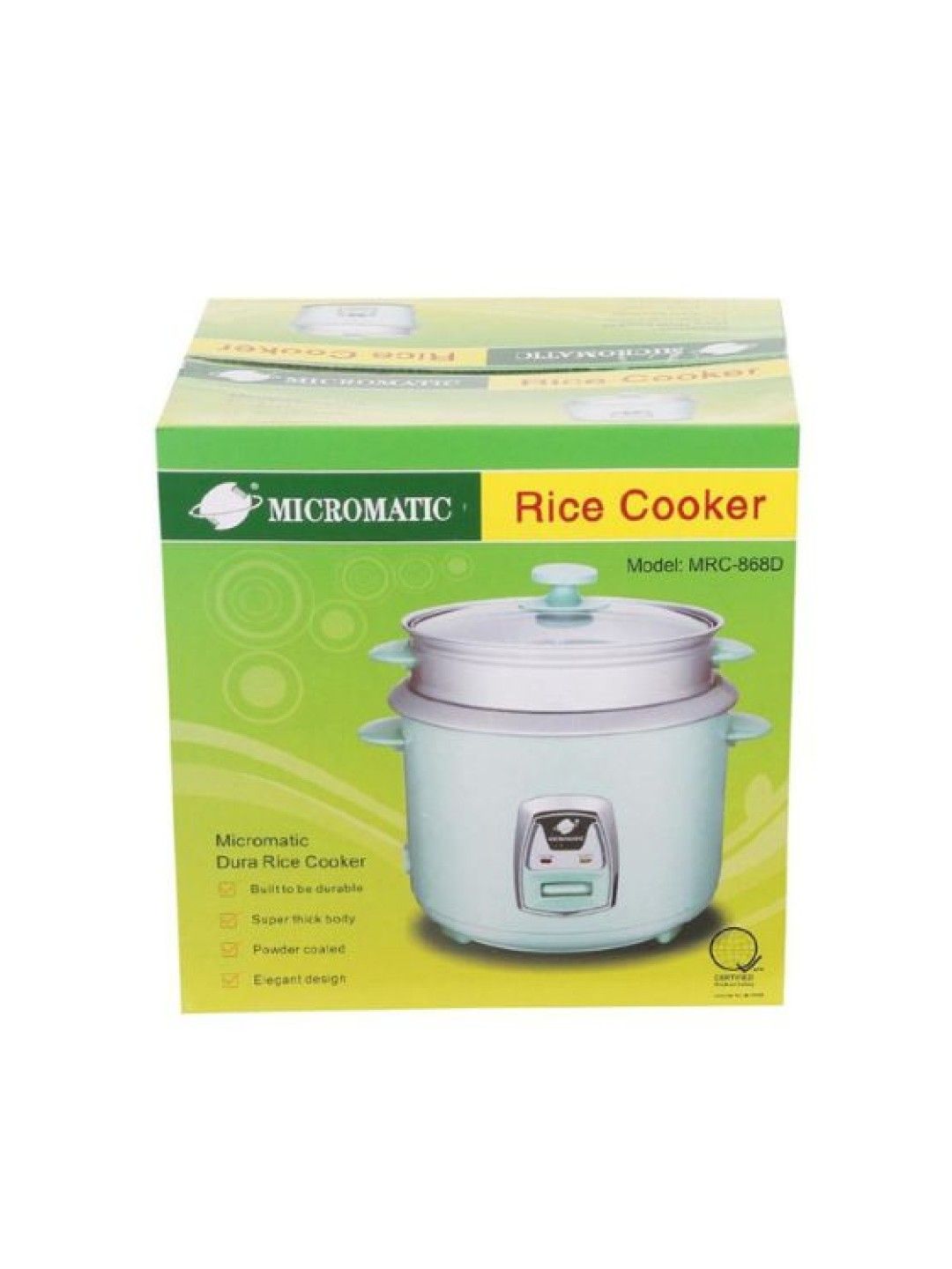MICROMATIC MRC-868D Rice Cooker w/ Steamer 1.8L (No Color- Image 4)