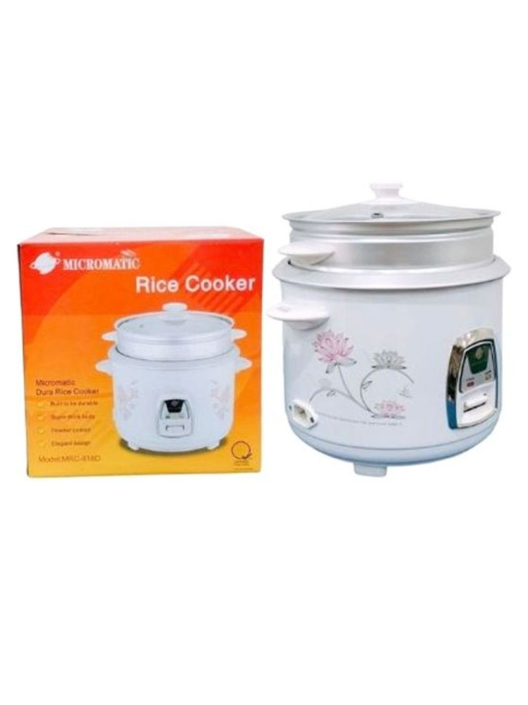 MICROMATIC MRC-818D Rice Cooker w/ Steamer 1.8L (No Color- Image 4)