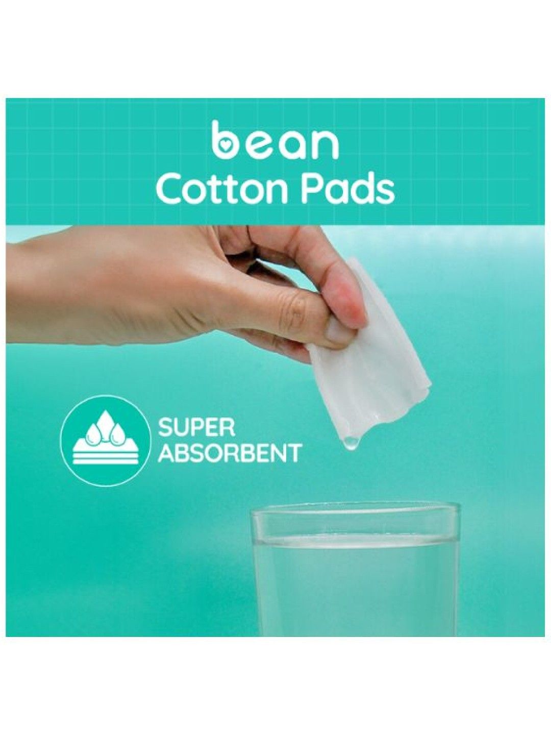 bean essentials Cotton Pads (100 pads) (No Color- Image 4)