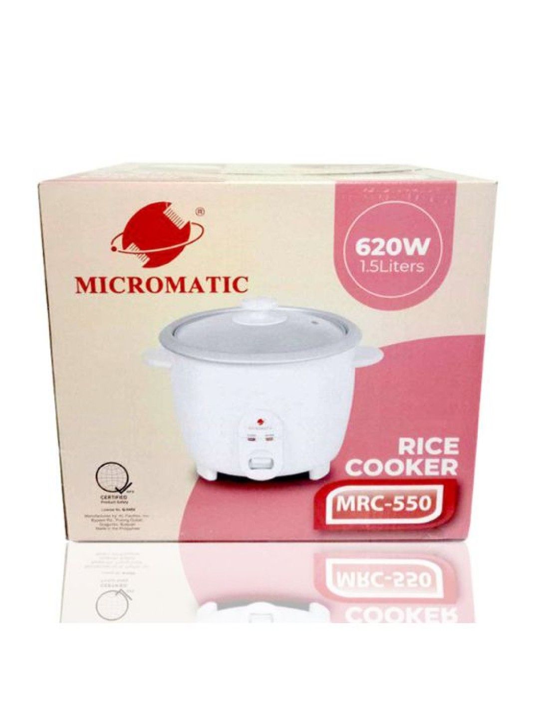 MICROMATIC MRC-550 Rice Cooker 1.5L (No Color- Image 4)