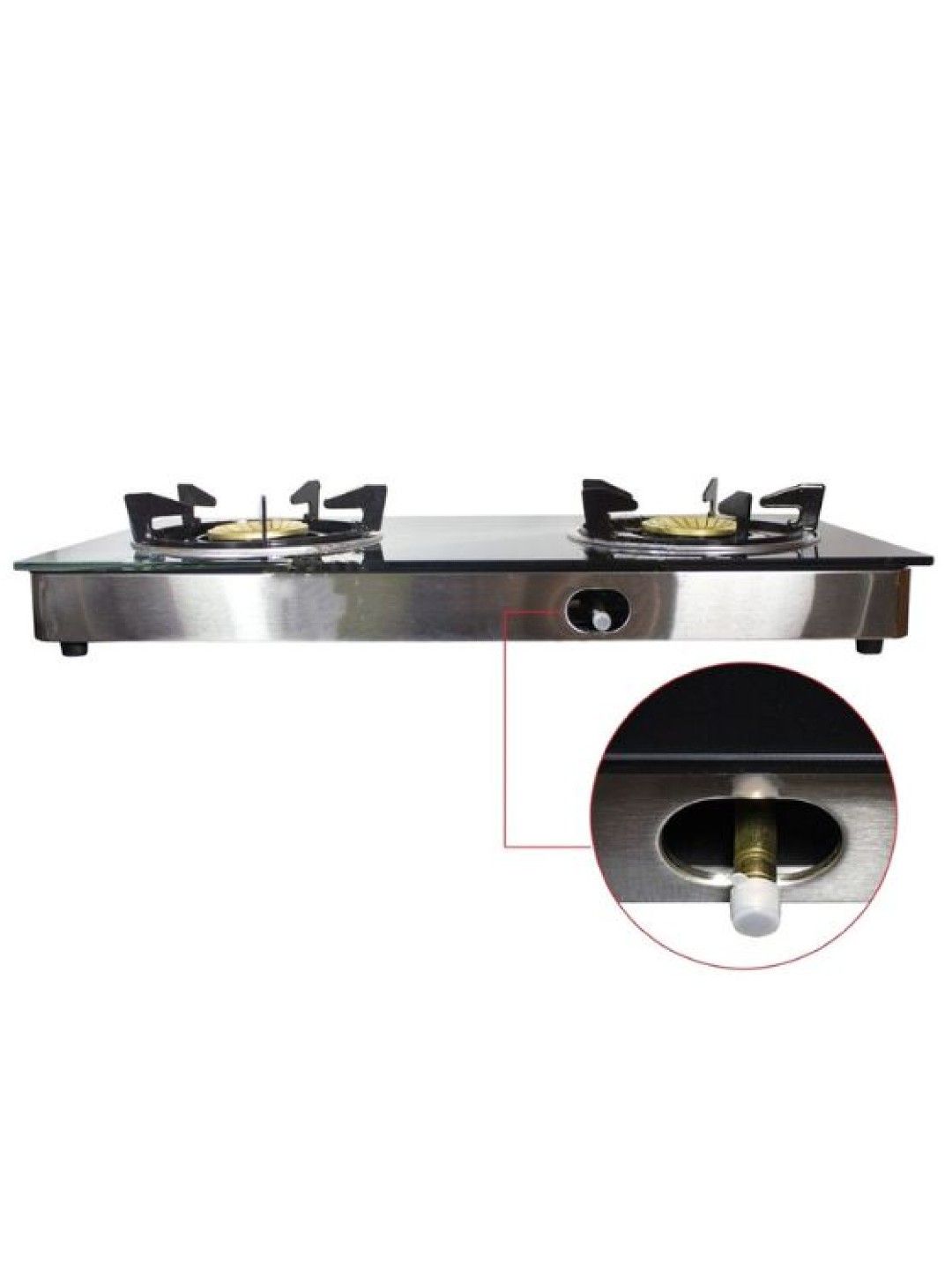 MICROMATIC MGS-802 Double Burner Glass Top Gas Stove (No Color- Image 4)