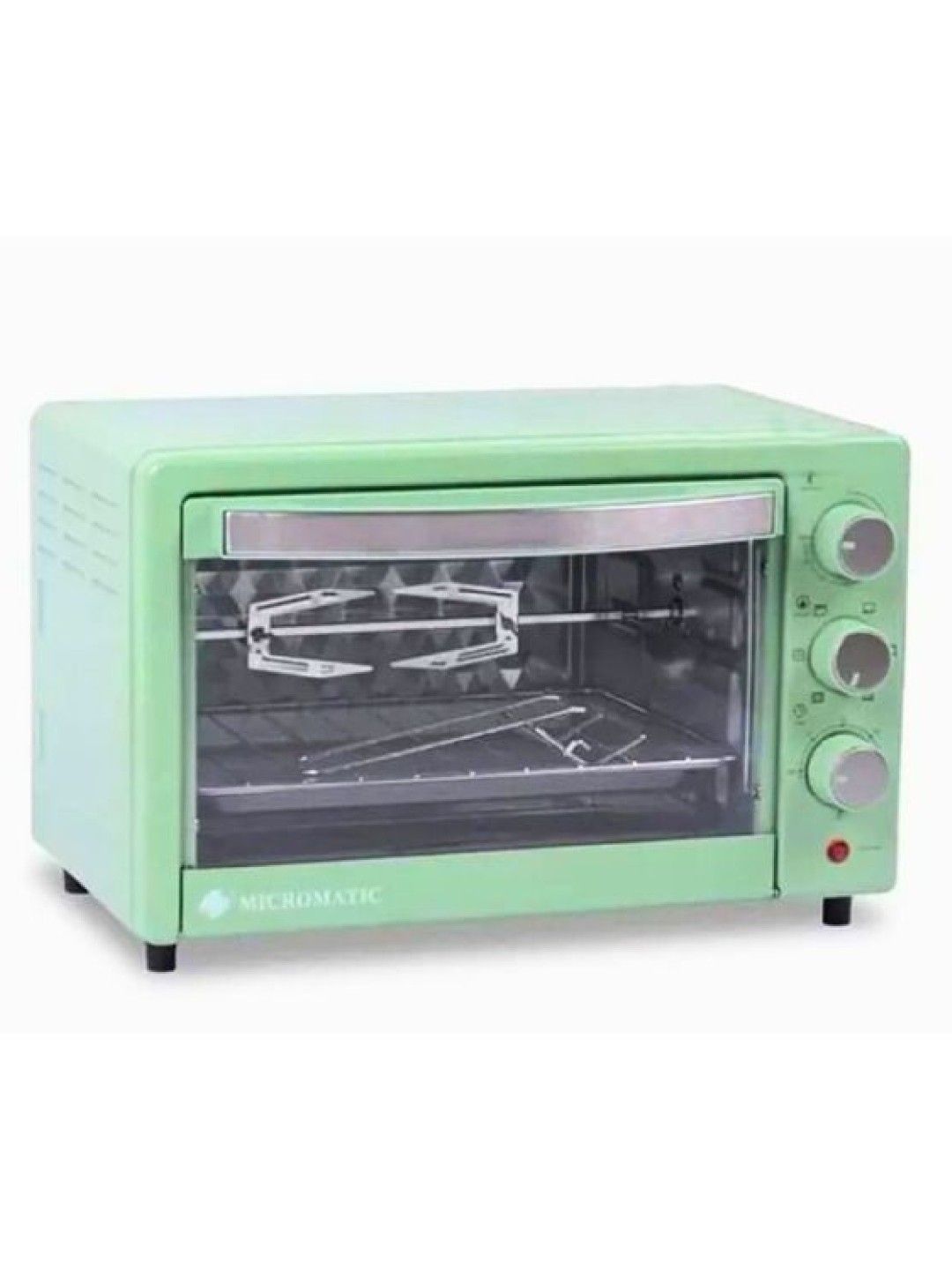 MICROMATIC MRO-16 Oven Toaster with Rotisserie (Green - 16L) (No Color- Image 4)