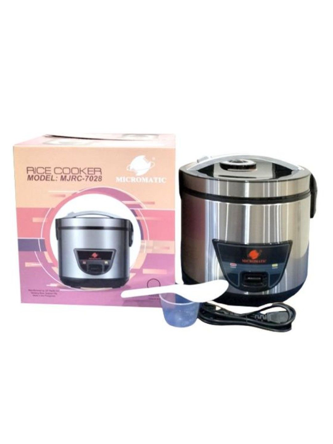 MICROMATIC MJRC-7028 Rice Cooker with Steamer 1.8L (No Color- Image 4)